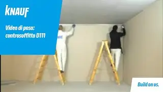 Posa di un controsoffitto D111 Knauf
