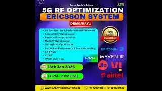 5G OPTIMIZATION ERICSSON SYSTEM DEMO  | ATS
