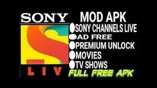 Sony liv mod apk No ads + Premium lastest version 6.4.6 Safe download links Real APK easy download