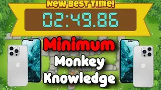 BTD6 Race Mobile Friendly Tutorial 📱 Minimum Monkey Knowledge 📱 Cashed Out