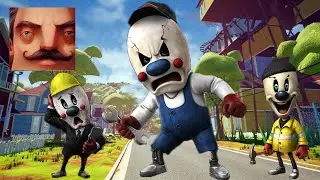 Hello Neighbor - New Neighbor Ice Scream 8 Big Rod Mechanic Final History Gameplay Walkthrough