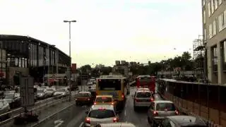 Berliner Omnibusfenster Vol.1 (Mitfahrt X-Bus von Messe Nord/ICC nach Zoologischer Garten)