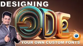 Mastering Blender: Designing Your Own Custom Fonts || Deepak Graphics
