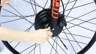 how to install the BAFANG 48V 500W Front Hub Motor Electric Bike Conversion Kit