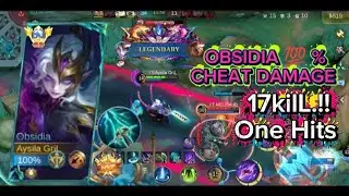 OBSIDIA CHEAT DAMAGE BIKIN MUSUH KLEPEK KLEPEK BUILD TERSAKIT OBSIDIA MOBILE LEGENDS 