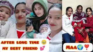 After long time meet to my friend 🥰 New Born Baby 🍼 Emotional vlog 🥺