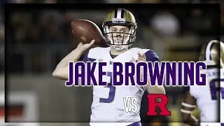 Jake Browning Highlights vs Rutgers // 17/30 284 Yards, 2 TDs // 9.01.17