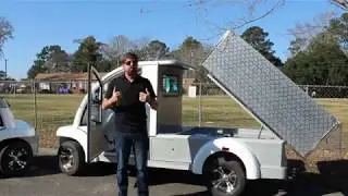 Bintelli Electric Vehicles - Enclosed Utility Deluxe (Custom) - Electric Cargo Truck Cart For Sale