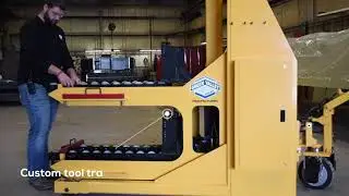2 x 3,000 lb Capacity Die Transfer Cart | Green Valley Manufacturing