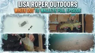 White Out to Walleye | Extreme Ice Fishing Adventure #fishing #winter #fishingvideos