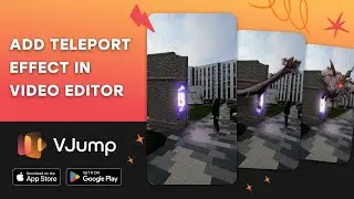 Beyond the Threshold: Unleashing TikTok Brilliance with Portal VFX with VJump Video Editor