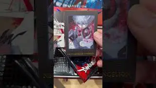 エヴァンゲリオン風のトレーディングカードを開封ちゅう　☺️ #トレカ　#アリエク