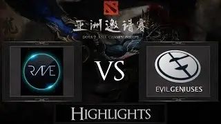 Rave vs EG Highlights | Dota 2 Asia Championship 2015