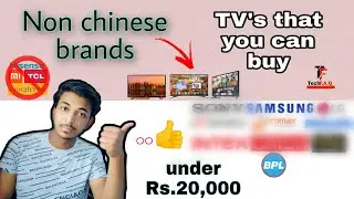 10 Non chinese tv's that you can buy under Rs.20000 ||  samsung, sony, lg, micromax, philips, etc..