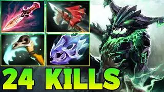 24 Kills Outworld Destroyer !! Outworld Destroyer Dota 2 Mid OD Gameplay 7.40