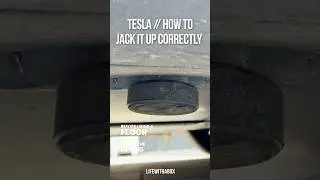 How to Properly Lift Up Your Tesla. 🔧🛞