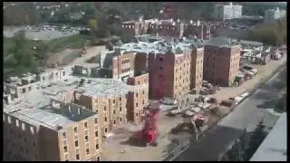 NIU New Residence Hall construction - time lapse