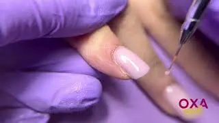 GUMMY BASE ICE PINK. Metodo senza limatura. OXANAILS