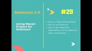 Using Maven project for Selenium #29