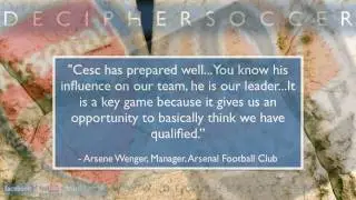 deciphersoccer Champions League sound bites (Wenger, Ancelotti, Eduardo and more!)