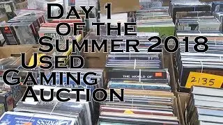 Day 1 of the Summer 2018 Used Gaming Auction (6/30/18)