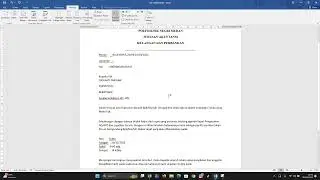 Cara Mail Merge Excel Ke Word