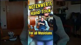 🔥🎵 Notenwerte verstehen mit der Hand ✋⚡ Einfacher Rhythmus-Trick for all Musicians 🌍🎶#Shorts