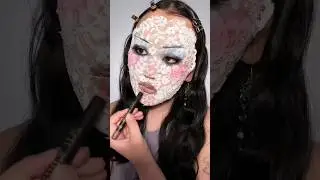 Yarn Doll Makeup BTS 👰😱💄 #shortvideo #btsfunny #trending #tiktok #song #yarn #asmr #eyes #doll #yt