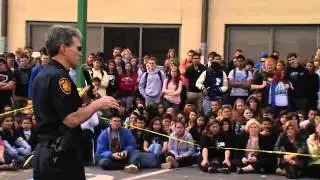 Students Walk Through Mock D.W.I. Crash