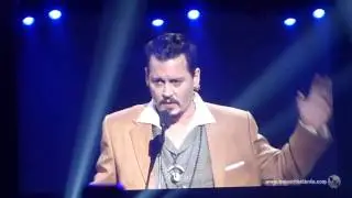 Johnny Depp Receives Surprise Disney Legend Status at D23 Expo 2015!