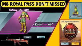 MONTH 8 ROYAL PASS  REWARDS 🤫 M8 ROYAL PASS 🔥 BGMI & PUBG MOBILE M7 ROYAL PASS