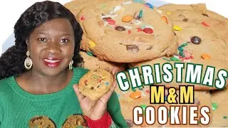 Как приготовить мягкое и тягучее рождественское печенье с M&M's | Простой праздничный рецепт!