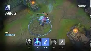 Volibear damage dealing combo