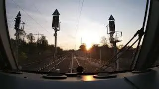F&uuml;hrerstandmitfahrt von Oberhausen West nach K&ouml;ln Kalk Nord Teil 1