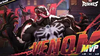 Cosmic Invasion Venom Skin Gameplay - Marvel Rivals (4K 60FPS)
