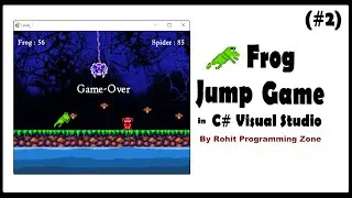 Frog Jump Game in C# Visual Studio By Rohit Programming Zone (Part-2)