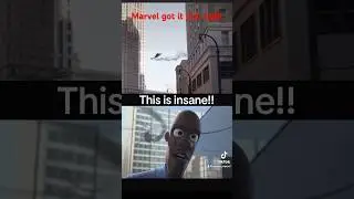 The Avengers infinity war post credit scene matches #nickfury #frozone #helicopter #incredibles #mcu