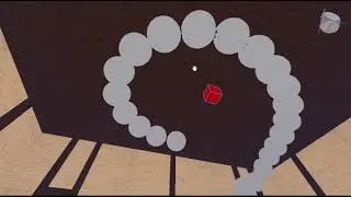 Just a worm / centipede AI test for some monster in no related game.