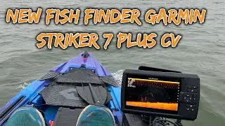 FIRST TIME USING A FISH FINDER GARMIN STRIKER 7 PLUS CV