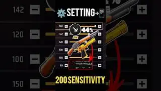 Free Fire Headshot Setting ⚙️✅ || OB48 Update [Vivo Mobile] 200 Sensitivity Setting || &lrm;⁨@trx111ff⁩