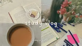 Study vlog 9th grader📓🌷notes taking, studying Indian, tea making ft. Himanshi.