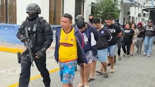 12 TRAFICANTES DE DROGAS PERTENECIENTE A LOS TIGUERONES FUERON CAPTURADOS EN GUAYAQUIL