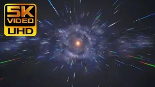 4K Warp-Speed Animation ~ TikTok Tunnel Trend ~Hyper-Space Wallpaper | Star Trek Tribute | 5K 60fps