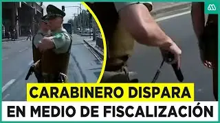 Carabineros disparó para evitar huida en fiscalización: Conductor escapó por la autopista