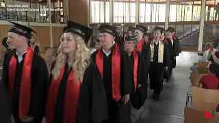 Abiturfeier 2022 Campus im Stift Neuzelle - Einmarsch und Rede des Campusleiters