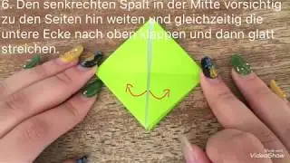 ❤️ORIGAMI❤️ 👉K&auml;stchen mit F&uuml;&szlig;en 🎁