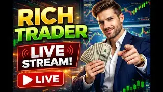 The Rich Trader  Live Stream - LONDON  SESSION // AUDUSD -5R✅ profit made live  //CRT + TBS