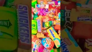 mix rainbow candy 🍭 Yummy candy 🍬mix colorsful candy #crazyeattime #rainbowcandy#shorts