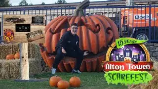 Alton Towers Scarefest Vlog 2022/ Scare mazes, food + maze reviews and more!