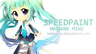 Speedpaint - Photoshop CS5: Hatsune Miku